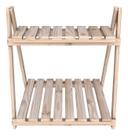 Estante Maderia Modular Multiuso 2 Prateleiras Modernas Estante Maderia Modular Multiuso 2 Prateleiras Modernas