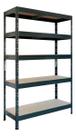 Estante Metal E Madeira 1500 Kg 5 Prateleiras 192x100x50 Cm