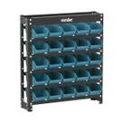 Estante Metálica Gaveteiros Modelo Prático Azul 25/3 6127025311 Vonder