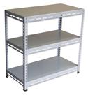 Estante modular 450x914x914 mm 3 prat nobre cinza