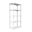 Estante Modular 5 Prateleiras 60 Kg Multiuso Branca Grifit Estante Modular 5 Prateleiras 60 Kg Multiuso Branca Grifit