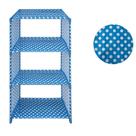 Estante Modular Azul Prateleiras Organizador Brinquedos
