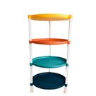 Estante Modular Colorida Organizadora Multiuso Com 4 Prateleiras Compacta, Resistente E Versátil