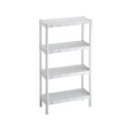 Estante modular com 04 prateleiras brancas 854