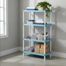 Estante modular flexa Azul bebê com 4 prateleiras Estante modular flexa Azul bebê com 4 prateleiras