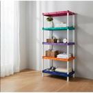 Estante Modular Flexa colorida 5 Prateleiras e Pezinho