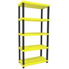 Estante Modular Plástico Suporta 250kg Resistente Vig 5 Prateleiras Ordene Organizadora Multiuso