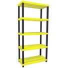 Estante Modular Plástico Suporta 250kg Resistente Vig 5 Prateleiras Ordene Organizadora Multiuso