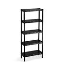 Estante Modular Preta Com 05 Prateleiras Preta 872
