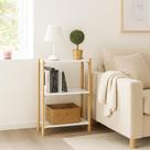 Estante Multi Uso Com 3 Prateleiras Brancas 40x90cm