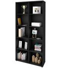 Estante Multiuso com 10 Nichos Clean 187x90 Preto - Lyam Decor
