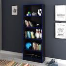 Estante Multiuso com 5 Prateleiras ME4141 Preto Azul