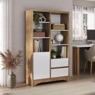 Estante Multiuso Com 5 Prateleiras Space Olmo-branco