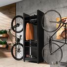 Estante Multiuso Duo Space Com Suporte Para Duas Bicicletas