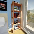 Estante Multiuso Madeira Maciça 5 Prateleiras Colors Estante Multiuso Madeira Maciça 5 Prateleiras Colors