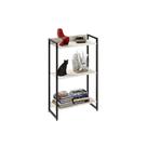 Estante Multiuso Para Escritório Industrial 03 Prateleiras Areta 104x60cm C01 Snow - Lyam Decor