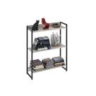 Estante Multiuso Para Escritório Industrial 03 Prateleiras Areta 104x80cm C01 Snow - Lyam Decor