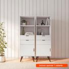 Estante Nantes 1 PT 2 GV Branca