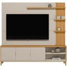 Estante Napoli para Tv Até 70 Polegadas 3 Portas Linea Cor Tauari Off White Estante Napoli para Tv Até 70 Polegadas 3 Portas Linea Cor Tauari Off White