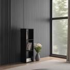 Estante Organizador Livreiro Madeira MDP Prateleira p/ Livros Quarto Sala Cozinha Decoração Ambientes