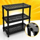 Estante Organizadora com 3 Prateleiras Multiuso Modular Desmontável Suporta Até 30kg Estante Organizadora com 3 Prateleiras Multiuso Modular Desmontável Suporta Até 30kg