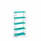 Estante organizadora flexa Verde 5 prateleiras