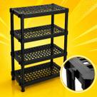 Estante Organizadora Multiuso 3 Prateleiras Plastica Modular Lavanderia Quarto Cozinha