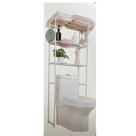 Estante Organizadora Prateleira Multifuncional Banheiro Serviço 3 Andares Branco