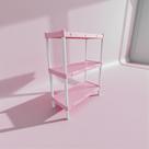 Estante Organizadora Rosa Bebê Modular com 3 Prateleiras 409 Estante Organizadora Rosa Bebê Modular com 3 Prateleiras 409