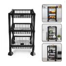 Estante orgnizadora 3 prateleiras fruteira chao cozinha cesto mesa empilhavel 3 andares multiuso casa frutas porta treco Estante orgnizadora 3 prateleiras fruteira chao cozinha cesto mesa empilhavel 3 andares multiuso casa frutas porta treco