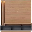 Estante Painel Para 65 Pol Com Led Alencar C04 Freijó Cinza Fosco - Lyam Decor Estante Painel Para 65 Pol Com Led Alencar C04 Freijó Cinza Fosco - Lyam Decor