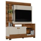 Estante Painel Para TV 50 Pol 160cm Pilar L06 Freijó/Off White - Mpozenato Estante Painel Para TV 50 Pol 160cm Pilar L06 Freijó/Off White - Mpozenato