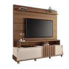 Estante Painel Para Tv 65 Polegadas Petros 180x180-Castanho-Off White-EdeCasaMoveis Estante Painel Para Tv 65 Polegadas Petros 180x180-Castanho-Off White-EdeCasaMoveis