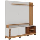 Estante Painel para TV 75 Pol Madrid C05 Off White Matte/Freijó - Mpozenato Estante Painel para TV 75 Pol Madrid C05 Off White Matte/Freijó - Mpozenato