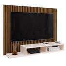 Estante Painel Suspenso TV 48 Polegadas Nicho Organizador Prateleira Decorativa Sala Quarto Moderno Dubai Preto - Lojas RPM