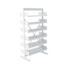 Estante Para Biblioteca Dupla Pandin 2,30 m Branco