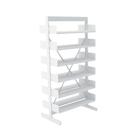 Estante Para Biblioteca Dupla Pandin 2,30 m Branco