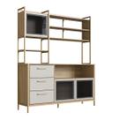 Estante para Cozinha Oak/Arenas/Dourado MX1066 Maxicasa