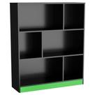 Estante Para Escritorio Gamer B25 Preto Verde Novam Preto Verde