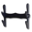 Estante para Espadas de Pared GHCXY de Madera Negra para 10-50 kg Estante para Espadas de Pared GHCXY de Madera Negra para 10-50 kg
