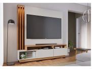 Estante para Home Theater e TV até 65 Polegadas Humaitá Off White e Freijó