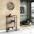 Estante para Livro Industrial 3 Prateleiras 104cmx60cm