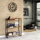 Estante para Livro Industrial 3 Prateleiras 104cmx80cm