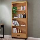 Estante para Livros 1 Gaveta 3 Prateleiras 100% Mdf Freijó C57 - Pradel Estante para Livros 1 Gaveta 3 Prateleiras 100% Mdf Freijó C57 - Pradel