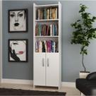 Estante para Livros 2 Portas 177cmx52cm Espresso Móveis Estante para Livros 2 Portas 177cmx52cm Espresso Móveis