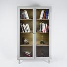 Estante Para Livros 2 Portas Vidro Ditália C/Kit Luz E-957 Estante Para Livros 2 Portas Vidro Ditália C/Kit Luz E-957