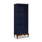 Estante para Livros 3 Prateleiras 1 Gaveta Pés Luis XV 60201 Linz Móveis