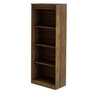 Estante Para Livros 4 Prateleiras 60x160,5x36,5 cm Nogal