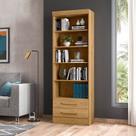 Estante para Livros 5 Prateleiras 2 Gavetas Estante para Livros 5 Prateleiras 2 Gavetas