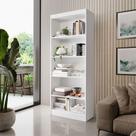 Estante Para Livros 5 Prateleiras Viena Rofemar Móveis Branco Estante Para Livros 5 Prateleiras Viena Rofemar Móveis Branco